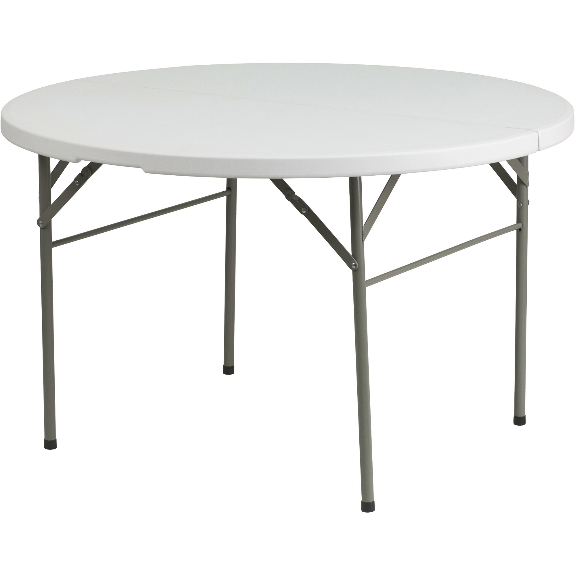Flash Furniture Round Plastic Bi-Fold Table